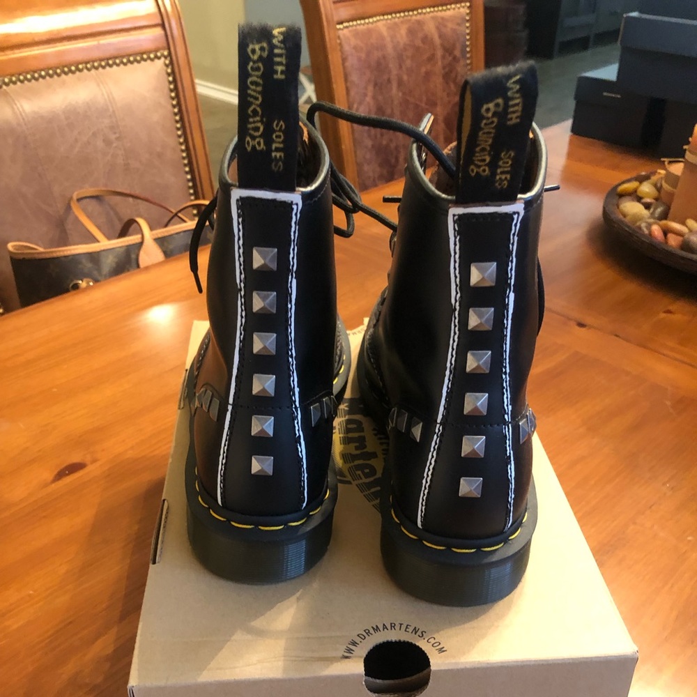 Doc Marten’s 1460 Black Stud Lace-Up Boots